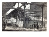 Scene of explosion at Victoria Station on Tuesday morning last, from The Illustrated London News