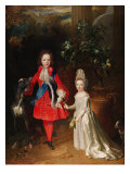Buy Prince James Francis Edward Stuart and Princess Maria Theresa Stuart, 1695 at AllPosters.com
