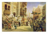 Buy The Handing Over of the Sacred Carpet in Cairo, 1876 at AllPosters.com