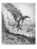 Buy Don Quixote and the Windmills, from 'Don Quixote de la Mancha' by Miguel Cervantes at AllPosters.com