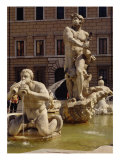 The Moro Fountain, Detail of River Gods and Monsters, 1653-5