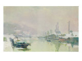 The Ile Lacroix under Snow, 1893