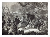 Buy Highgate Fields during the Great Fire of London in 1666 at AllPosters.com