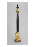 Column with a Bust of Augustus, from the de Breteuil Table Set, designed by Giuseppe Valadier