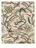 Crewel-work Hanging of a Floral Design, late 17th century,