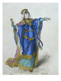 Buy Merovingian Queen, Illustration, 'Costumes de Paris a travers les siecles' by Gourdon de Genouillac at AllPosters.com