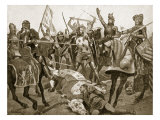 Buy Battle of Poitiers, 19th September 1356, Illustration 'Hutchinson's Story of British Nation' at AllPosters.com