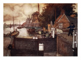 Buy Noordervaldeursluis, Zaandam, 1904 at AllPosters.com