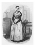 The Servant Louise Morel, Illustration from 'Les Mysteres de Paris' by Eugene Sue