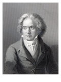 Ludwig Van Beethoven, Engraved by William Holl the Younger