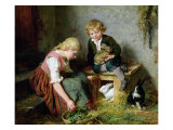 Feeding the Rabbits