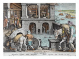 A Water Mill, plate 11 from 'Nova Reperta'