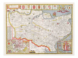 Buy Kent, engraved by Jodocus Hondius at AllPosters.com