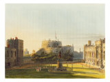 Buy The Upper Ward, Windsor Castle, from 'Royal Residences', engraved by Thomas Sutherland at AllPosters.com