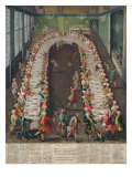 Buy Banquet at Casa Nani, Given in Honour of Guest, Clemente Augusto, Elector Archbishop of Cologne at AllPosters.com