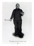 Lindstrom with the Buckwheat Cakes, from 'The South Pole' by Roald E. Amundsen, C.1910-12 Giclee Print