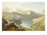 Buy Grasmere from Langdale Fell, from 'The English Lake District', 1853 at AllPosters.com