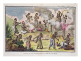 Buy Indian Woman Burns Herself with the Corpse of Husband, 'Voyage aux Indes, Orientales et la Chine' at AllPosters.com