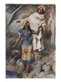 Buy Old Gods Vanquished, Princess of Ancient Mexico Shown Coming of New Faith, from 'The Book of Myths' at AllPosters.com