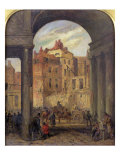 Buy Foregate, Strand, Entrance to Boswell Court - Demolished for the Site of the New Law Courts, 1868 at AllPosters.com