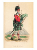 Buy The Scotch Piper from Ackermann's 'World in Miniature' at AllPosters.com
