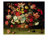 Buy Basket of Flowers at AllPosters.com