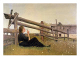 Buy June, Girl Blowing Dandelion Seeds, 1899 at AllPosters.com
