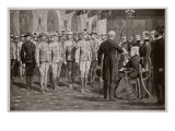 Buy The Inspection of Colonial Soldiers at Windsor Castle by Queen Victoria, 16th November, 1900 at AllPosters.com