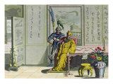 Buy Quante-Cong, Founder of the Chinese Empire, from 'Le Costume Ancien et Moderne' by Jules Ferrario, at AllPosters.com