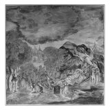 Buy People Filing Past Marat's Corpse Near the Grotto of Les Cordeliers, 1793 at AllPosters.com