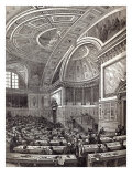 Buy The French Chamber of Peers, from The Illustrated London News, 1st February 1845 at AllPosters.com