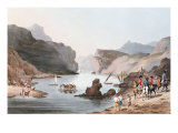 Pass of the Tagus at Villa Velha into the Alemtejo, 20th May 1811 engraved by C. Turner