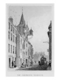 The Canongate Tolbooth, Edinburgh, engraved by Thomas Barber, 1829