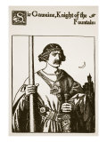 Sir Gawaine, Knight of Fountain, Illustration from 'The Story of Sir Launcelot and His Companions'