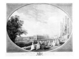 Buy South East View of Windsor Castle, with the Royal Family on Terrace and View of Queen's Palace at AllPosters.com