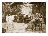 Esther Denouncing Haman, Illustration from 'Hutchinsons History of the Nations', C.1910