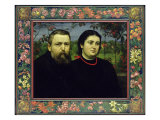 Buy The Artist with his Wife Bonicella, 1887 at AllPosters.com