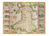 Buy Wales, engraved by Jodocus Hondius at AllPosters.com