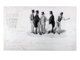 Buy Builders, Surveyors and Architects at the Building of the Royal College of Surgeons, 1834 at AllPosters.com