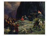 Buy The Meeting of General Kluke Von Klugenau and Imam Shamil in 1837, 1849 at AllPosters.com