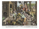 A Sugar Mill and the Production of Sugar Loaves, plate 14 from 'Nova Reperta'