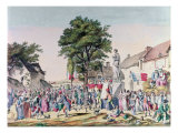 Buy Village Festival in Honour of Old Age at the Time of the French Revolution, 1795 at AllPosters.com