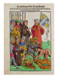 Buy The Execution of Jan Hus at Council of Constance, from 'Chronik des Konzils von Konstanz' at AllPosters.com