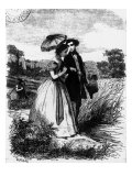 Buy Felix de Vandenesse and Madame de Mortsauf, Illustration for 'Le Lys Dans la Vallee' at AllPosters.com