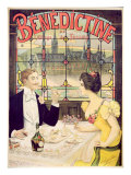 Advertisement for Benedictine, printed by Imp. Andre Silva, Paris, 1898
