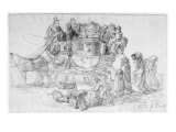 Buy A West Country Mail Coach Leaving Piccadilly, 1829 at AllPosters.com