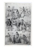 Buy Delivering Dinner, 1841 at AllPosters.com