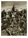 Buy The Last Stand of De Montfort at Evesham, Illustration from 'Hutchinson's Story of British Nation' at AllPosters.com
