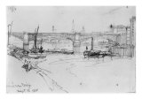Buy Sketch of London Bridge, 1860 at AllPosters.com