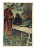 Buy Robin Hood and the Black Monk, frontispiece from 'Hero Myths and Legends of British Race' at AllPosters.com